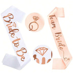 Bride Satin Bachelorette Sash