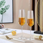 Personalized Mr & Mrs Champagne Flutes