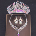Crystal Bridal Crown Jewelry Set