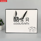 Custom White Shopping Gift Bags
