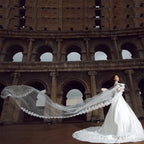 108” Cathedral Lace Bridal Veil