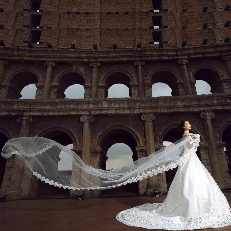 108” Cathedral Lace Bridal Veil