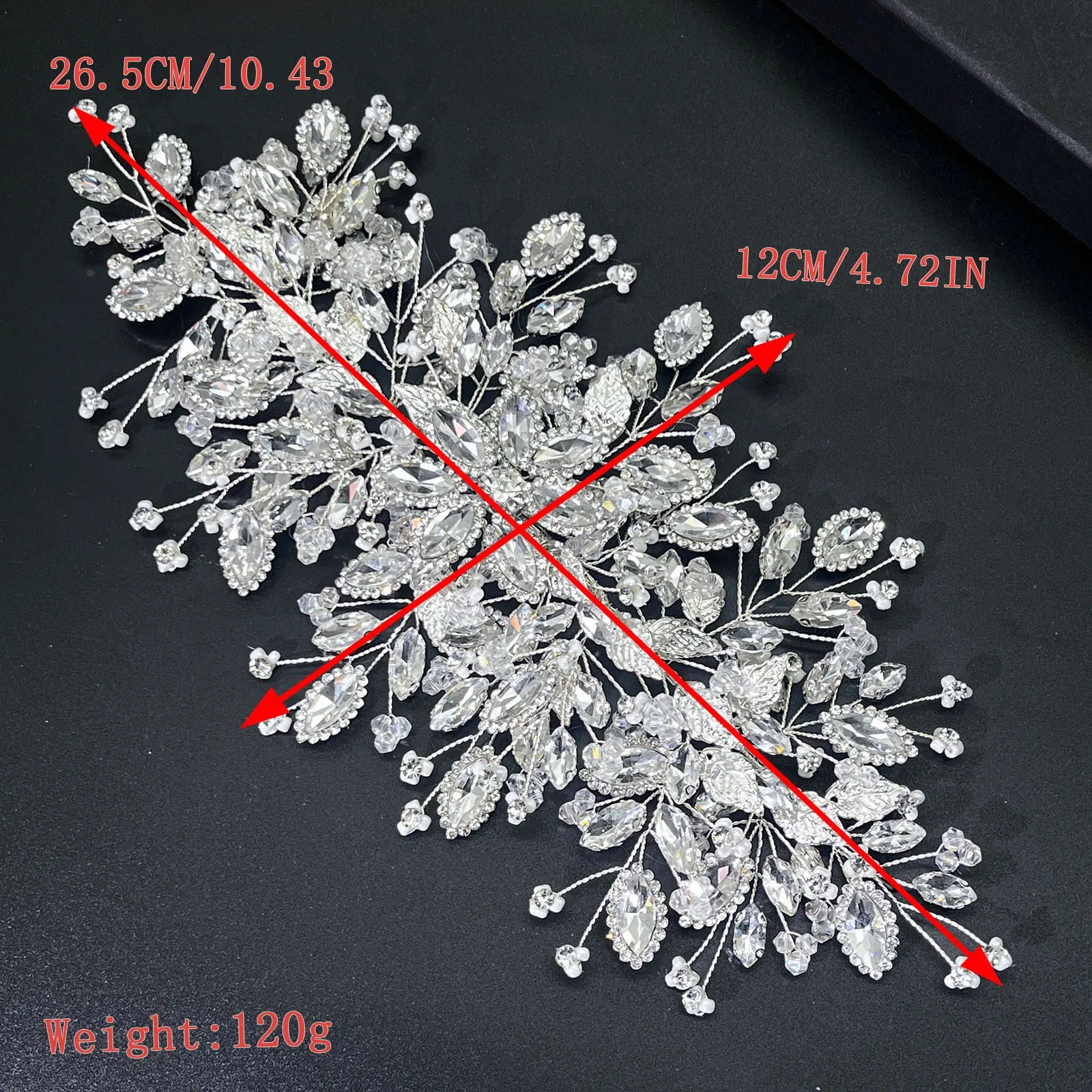 Crystal Bridal Headband Crown