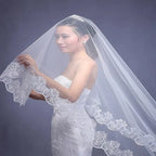 108” Cathedral Lace Bridal Veil
