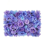 Silk Rose & Peony Flower Wall Panel