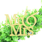 Gold & Silver Mr & Mrs Cake Topper