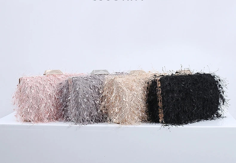 Korean Tassel Clutch Bag