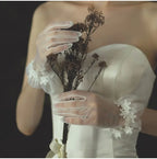 Satin & Tulle Bridal Gloves