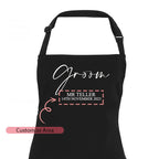 Custom Wedding Couple Apron