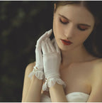 Satin & Tulle Bridal Gloves