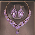 Crystal Bridal Crown Jewelry Set