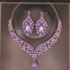 Crystal Bridal Crown Jewelry Set