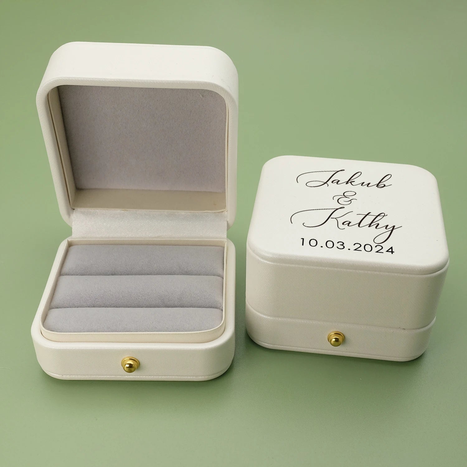 Personalized Wedding Ring Box