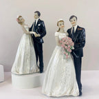 Bride & Groom Cake Topper Decor