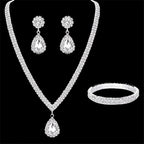 Water Drop Wedding Jewelry Set