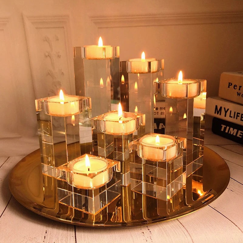 K9 Crystal Candle Holder