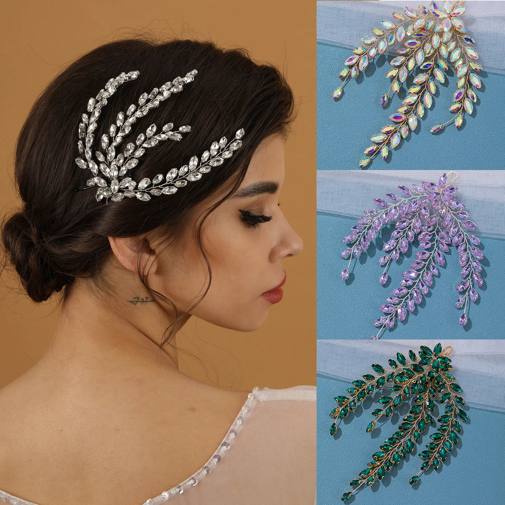 Leaf Crystal Bridal Headpiece