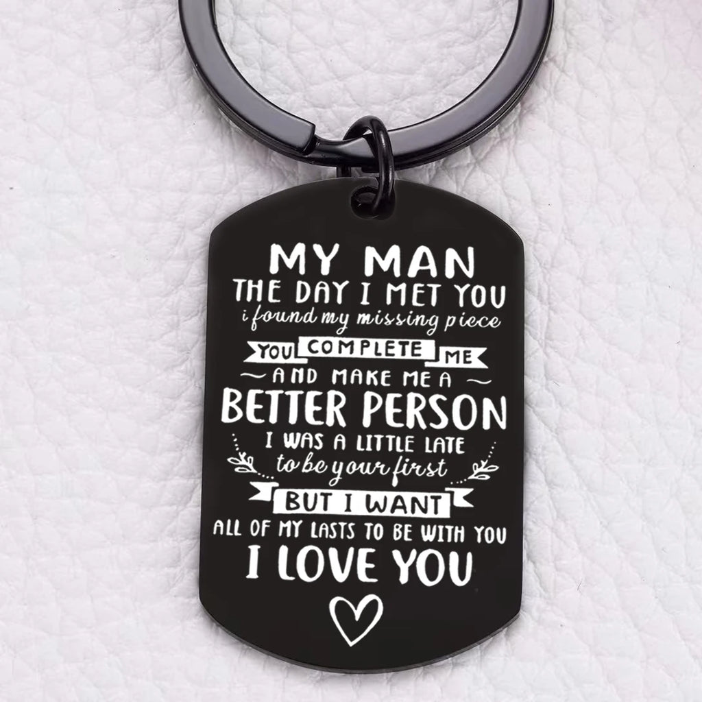 “I Love You” Romantic Keychain