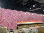 Silk Rose & Peony Flower Wall Panel