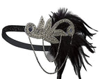 1920s Flapper Feather Headband
