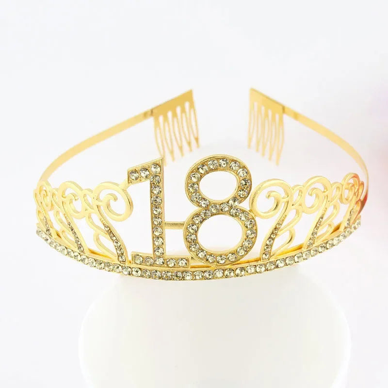 Birthday Queen Crystal Tiara