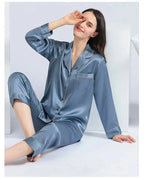 Custom Couple Satin Pajamas