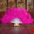 Feather Folding Bridal Fan