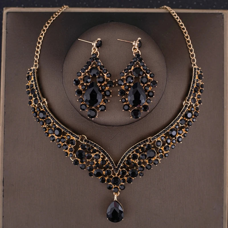 Luxury Crystal Bridal Jewelry Set