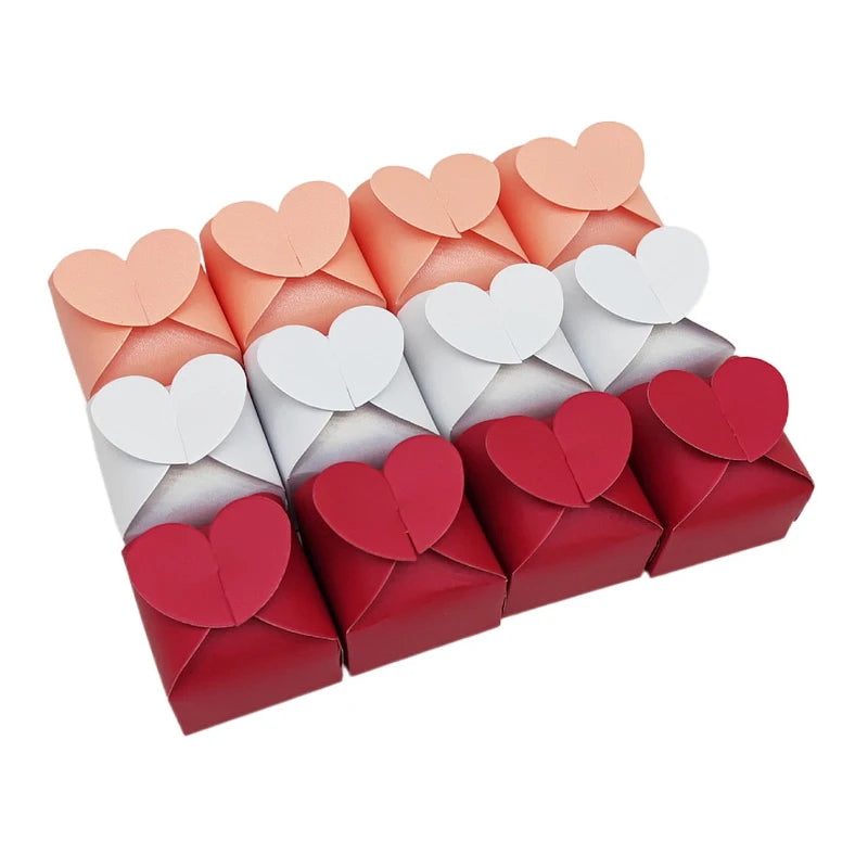 Heart-Shaped Wedding Favor Boxes