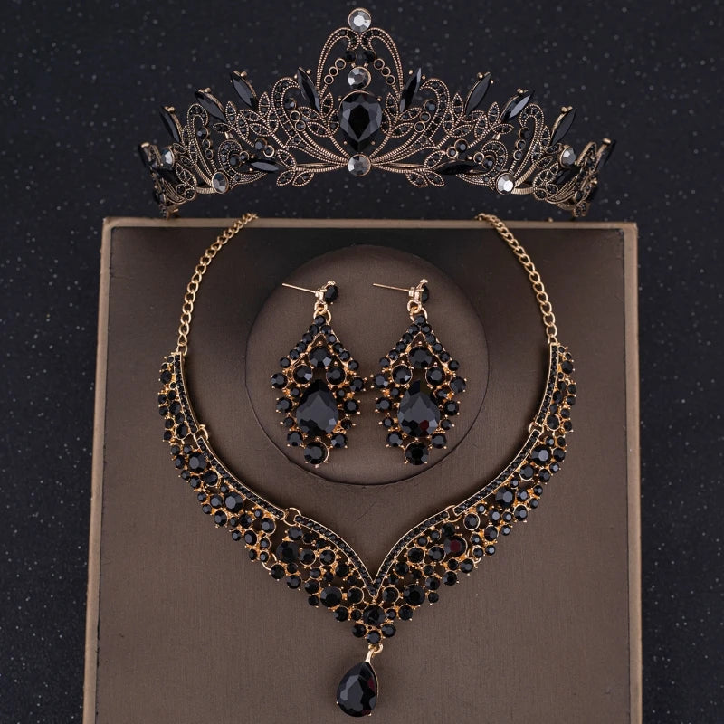 Luxury Crystal Bridal Jewelry Set