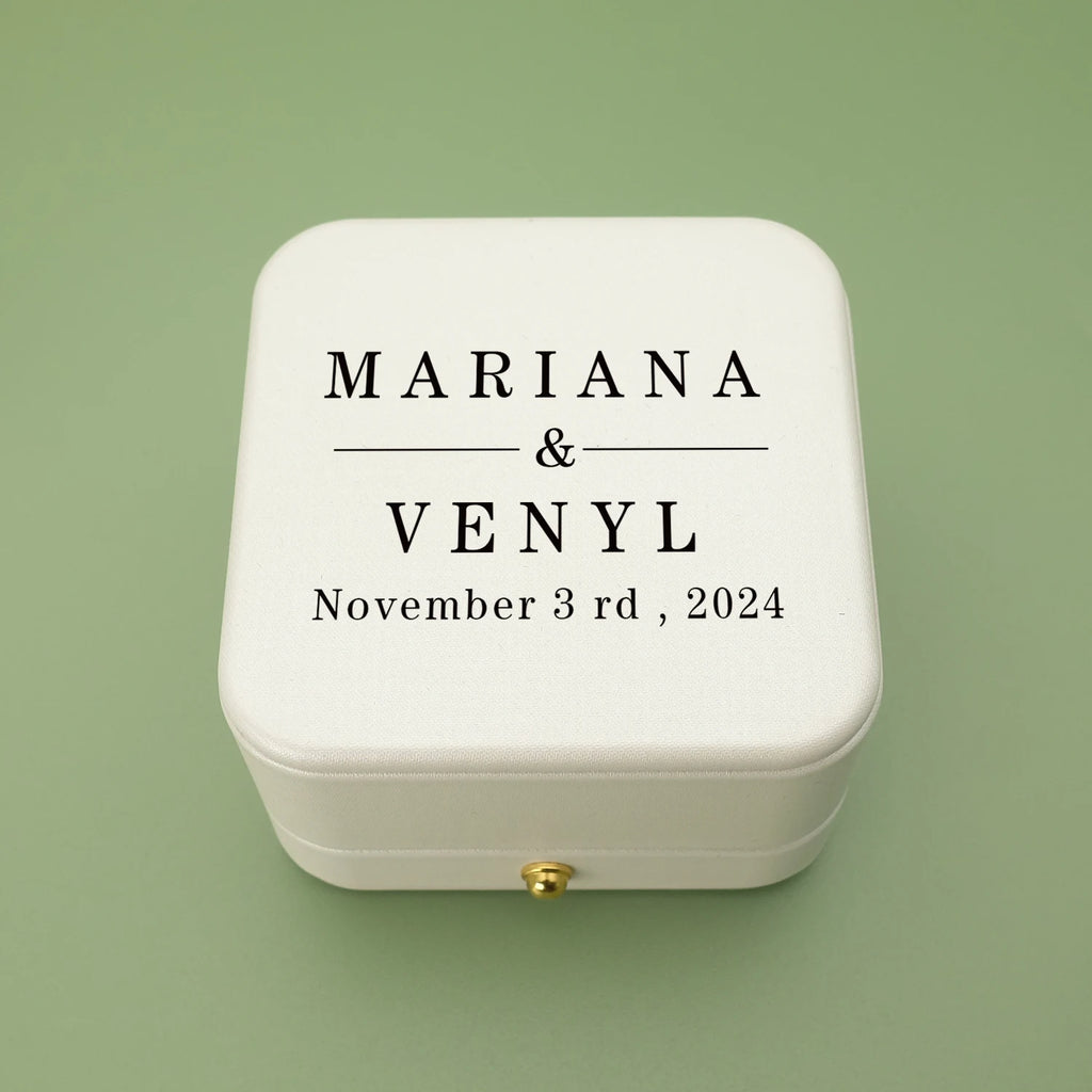 Personalized Wedding Ring Box