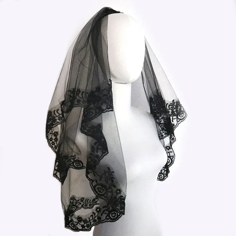 Lace Embroidery Bridal Veil