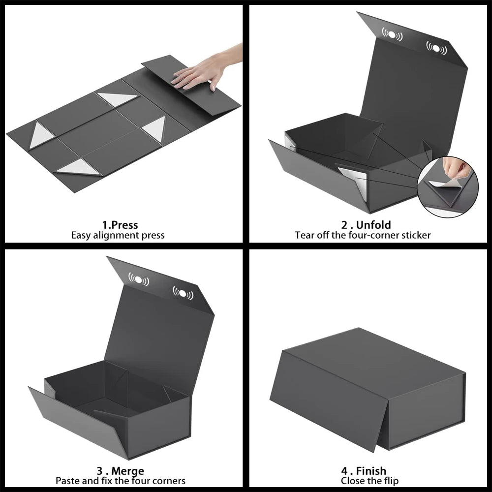 Luxury Black Ribbon Gift Box
