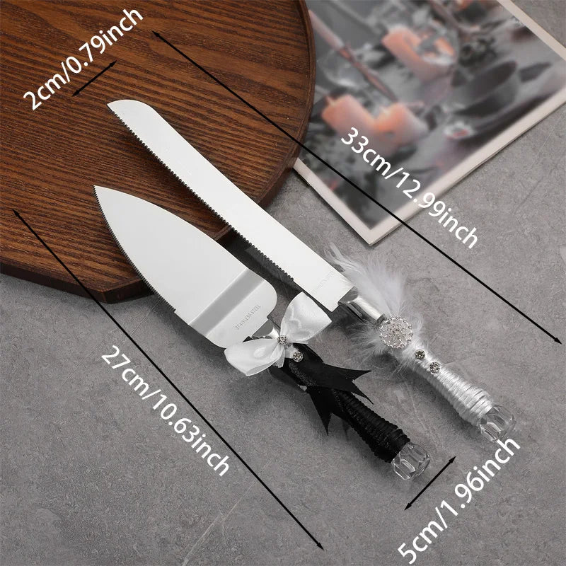 Elegant Stainless Steel Cake Knife