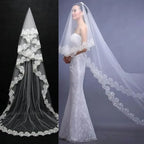 Double-Layer Lace Bridal Veil