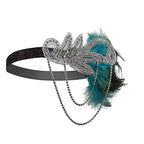 1920s Flapper Feather Headband
