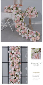 Pink Artificial Flower Decor Set