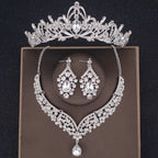 Luxury Crystal Bridal Jewelry Set