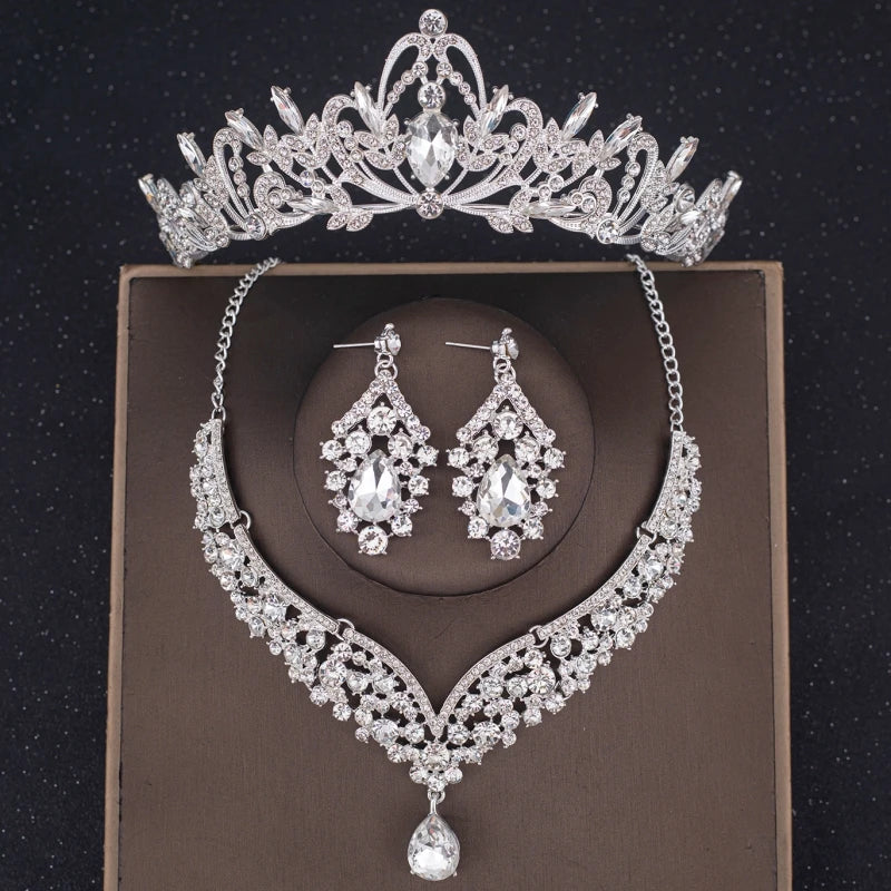 Luxury Crystal Bridal Jewelry Set