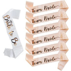 Rose Gold Team Bride Sash