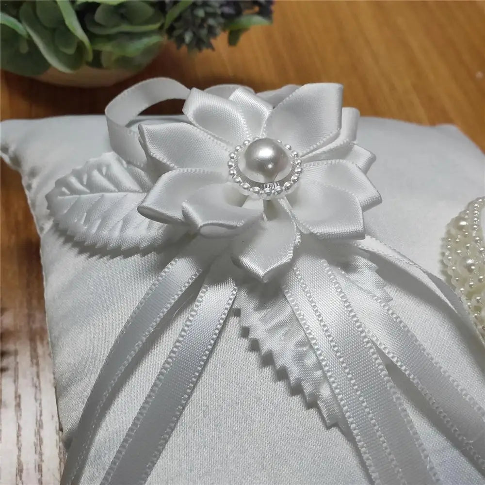 Heart Wedding Ring Pillow
