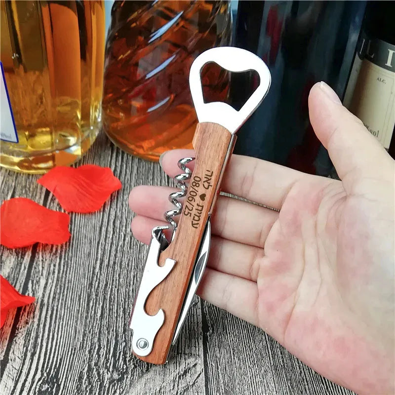 Personalized Wine Opener Corkscrew