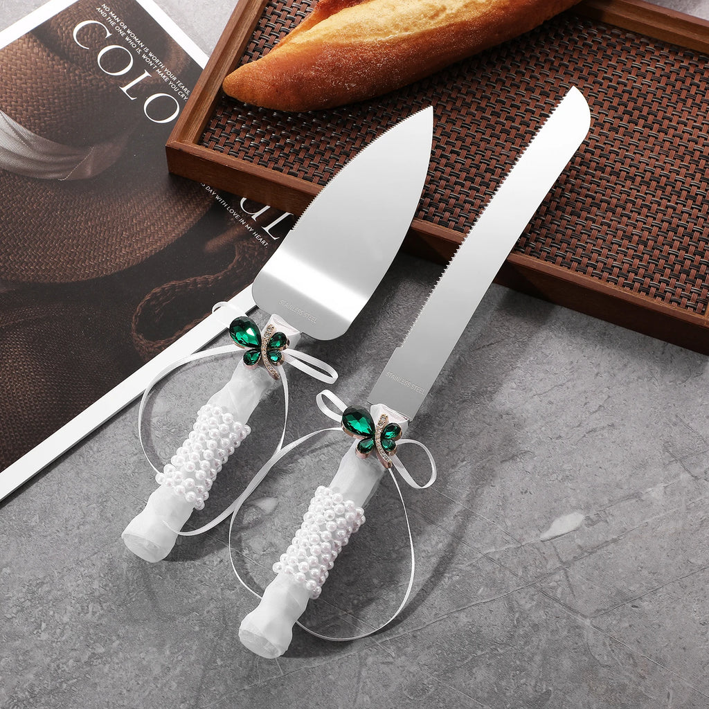 Elegant Wedding Cake Tableware Set