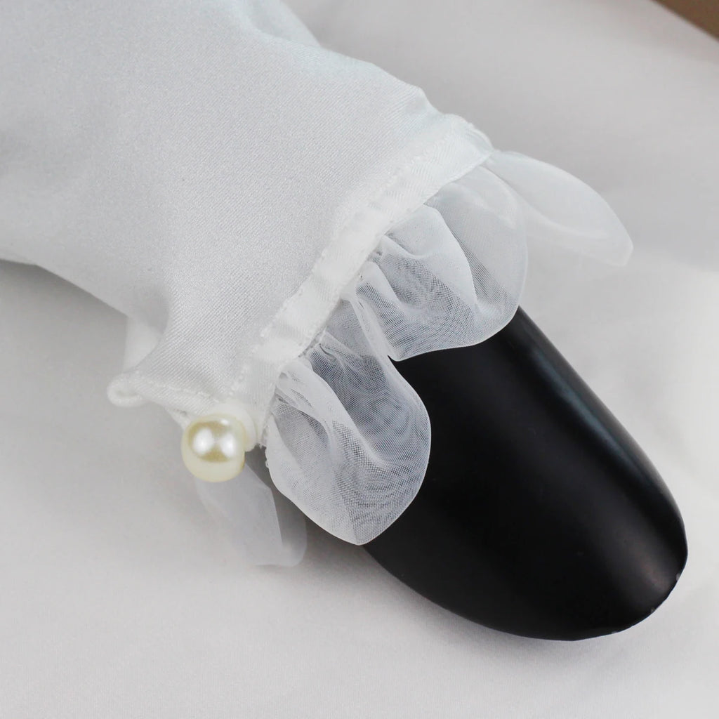 Satin & Tulle Bridal Gloves