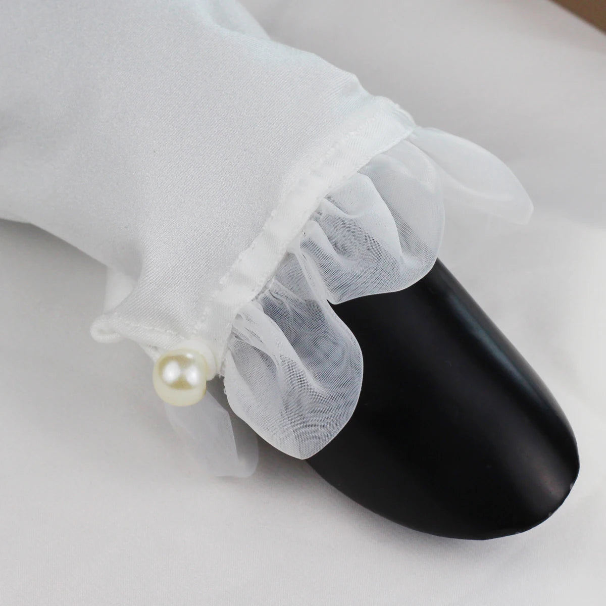Satin & Tulle Bridal Gloves
