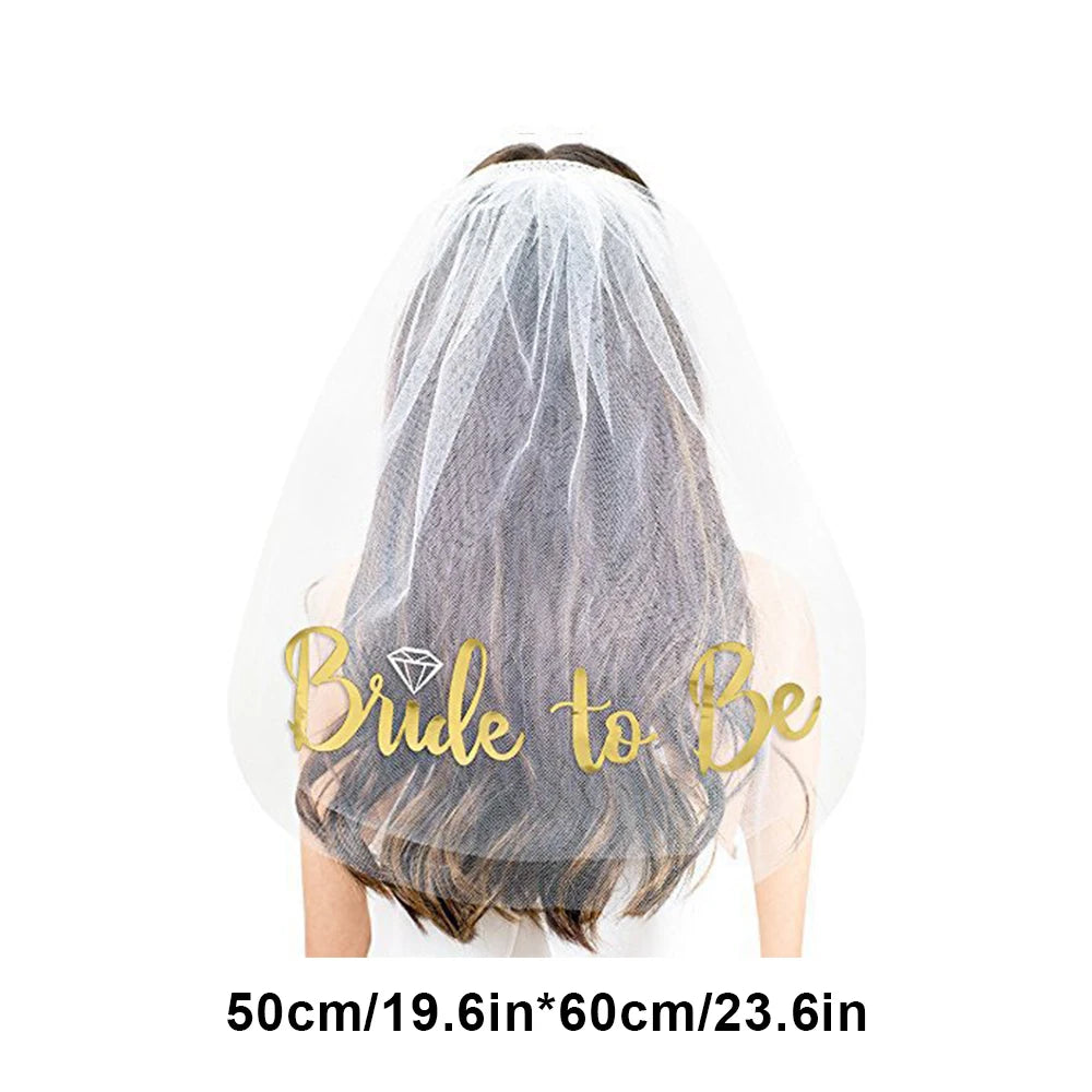 Bride To Be Sash & Veil Set