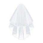 Short Bridal Veil with Comb