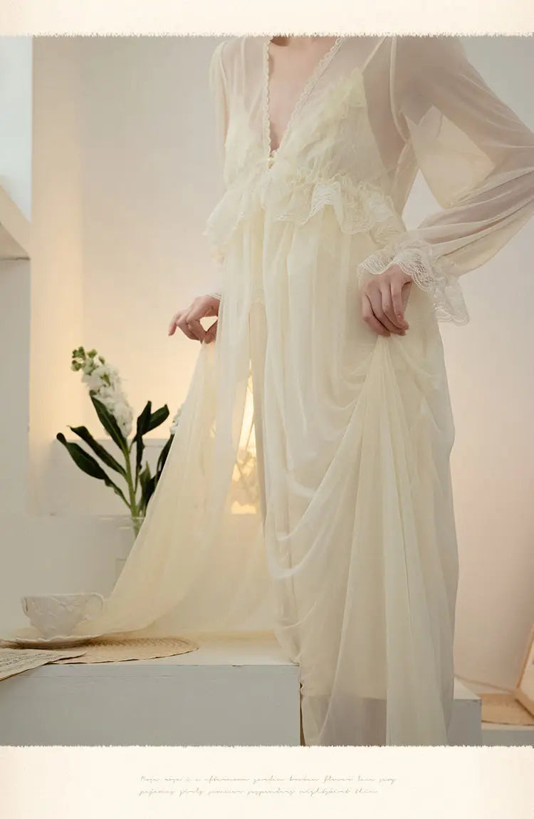 Princess Satin Bridal Robe Set