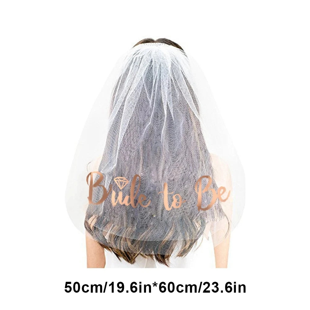 Bride To Be Sash & Veil Set