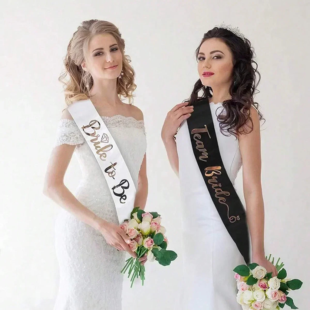 Bride Satin Bachelorette Sash